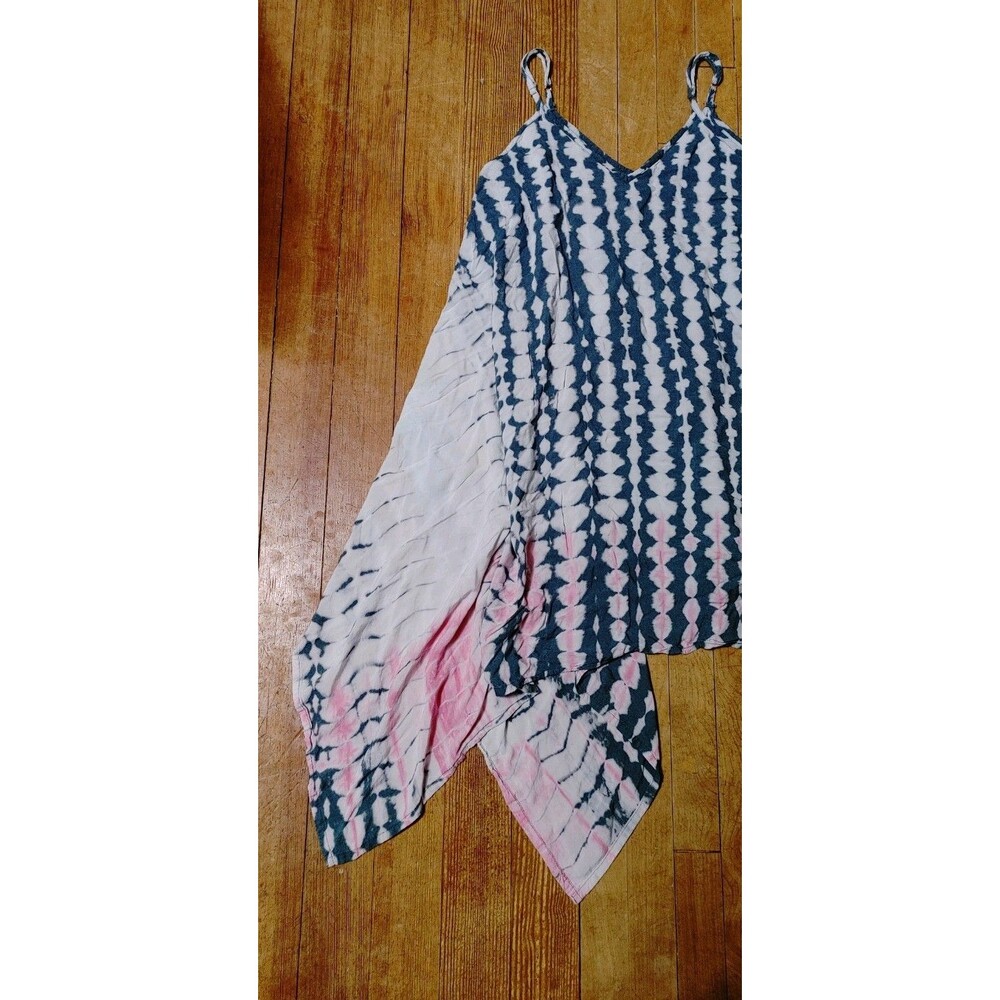 Earthbound Women's Summer Beach Pink Tie-Dye Dress Size M Swimsuit Cover-Up